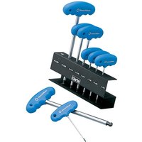 Clarke Clarke PRO61 8 piece A/F T-Handle HEX Key Set