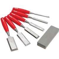 Clarke Clarke CHT484 6 piece Wood Chisel Set with Sharpening Stone