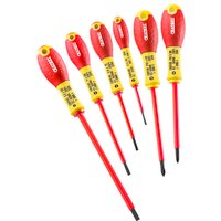 Facom Expert by Facom Britool E160910B - Set Of 6 1000V Insulated Screwdrivers
