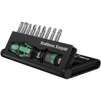 Wera 10 Piece Kraftform Kompakt Screwdriver Bit Set