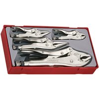 Teng TTVG05 5 Piece Power Grip Plier Set