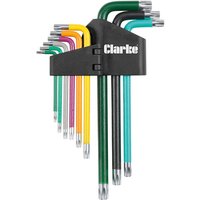 Clarke CHT955 9 Piece Torx Key Set