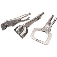 Draper 3 Piece Self Grip Sheet Metal and Welding Clamp Set