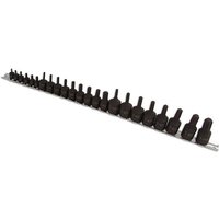 Laser 3929 1/4", 3/8" & 1/2" Drive 23 piece Star Socket Bit Set