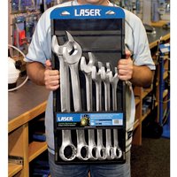 Laser 4887 6 Piece 34 - 50mm Jumbo Combination Spanner Set