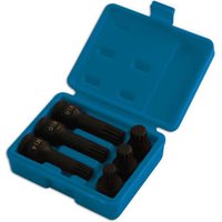 Laser 5019 6 piece 1/2" drive Impact Spline Socket Bit Set