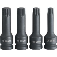 Clarke Clarke PRO216 4 Piece Impact Spline Set