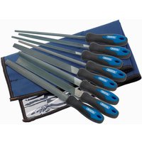 Draper Draper 8106B/8 8 Piece 200mm Soft Grip Engineers File and Rasp Set