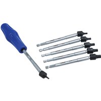Laser 8218 6 Piece Universal Joint Hex Bit Set