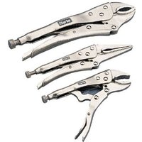 Clarke CHT352 3 piece Lock Grip Plier Set