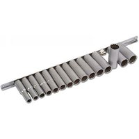 Laser 3660 15 Piece 1/2" Deep Bi-Hex Socket Set 10 - 24mm