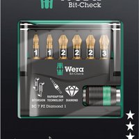 Wera Wera Bit Check 7 Diamond 1 SB Anti Cam-out BiTorsion 7 Piece Bit Set