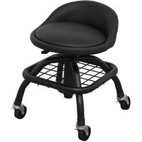 Sealey Sealey SCR02B Creeper Stool Pneumatic with Adjustable Height Swivel Seat & Back Rest