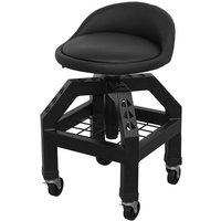 Sealey Sealey SCR03B Creeper Stool Pneumatic with Adjustable Height Swivel Seat & Back Rest
