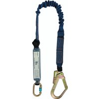 UFS PROTECTS UT895 1.8m Expandable Energy Absorbing Lanyard with Scaffold Hook & Carabiner
