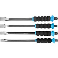 BlueSpot 25099 4 Piece 300mm (12") Extra Long Cold Chisel Set in EVA Foam (12 - 22mm)