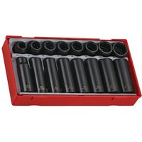 Teng TT9116N 16 Piece 1/2" Regular & Deep Impact Socket Set