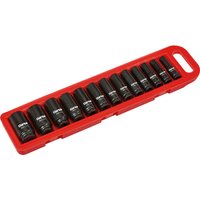 Clarke CIS12/13 1/2"D Deep Impact Metric Socket Set - 13 pc