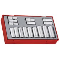 Teng TT3816 16 Piece 3/8" Deep Metric Socket Set