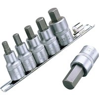 Clarke PRO374 Professional 6 Piece 3/8" Drive Hex Socket Set