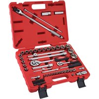 Clarke PRO389 62 Piece 1/2" & 1/4" Drive Socket & Bit Set