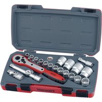 Teng T1221 T1221 Socket Set Of 21 Metric 1/2In Drive