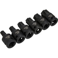 Blue Spot 6PCE 1/2" IMPACT TORX BITS T55-T100