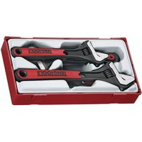 Teng TTADJ04 4 Piece Adjustable Wrench Set