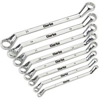 Clarke CHT807 8 piece 6 - 22mm Deep Offset Ring Spanner Set