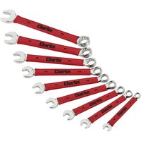 Clarke CHT811 9 Piece 8 - 19mm Cushion Grip Combination Spanner Set