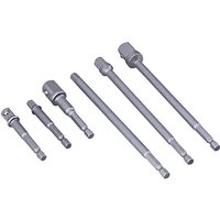 Machine Mart 6 Piece ¼” Hex Drive Socket Adaptor Set