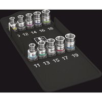 Wera Wera 8790 HMC HF/10 Zyklop Socket Set with Fastener Holding Function 1/2