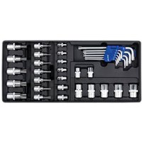 Sealey Sealey TBT08 35 Piece TRX-Star* Key Socket Bit & Socket Set