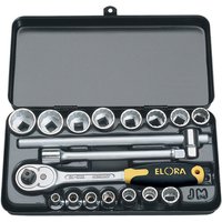 Elora Elora 870 JMU 18 Piece 3/8" Sq. Dr. Metric Socket Set