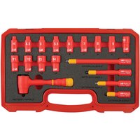 Laser 6145 18 Piece Insulated Socket Set 1/4" Drive