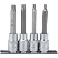 Draper Draper H-SPLINE/4/100 1/2'' Drive 4 Piece Spline Socket Bit Set