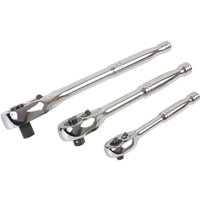 Laser 6421 3 Piece 1/4'' / 3/8'' / 1/2'' Drive Ratchet Set