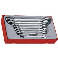 Teng Tools Teng TT6508R 8 piece 8 - 19mm Ratcheting Combination Spanner Set