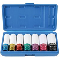 Laser Laser 6723 7 Piece 1/2'' Drive Alloy Wheel Nut Socket Set