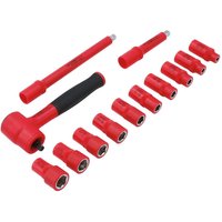 Laser Laser 8799 Insulated Socket Set 1/4"D 13pc