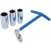 Laser 8373 3/8" Drive 4 Piece T-Handle Spark Plug Socket Set