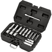 Draper Draper 3/8" and 1/4" Drive 18 Piece Thin Wall PSG Glow Plug Socket Set