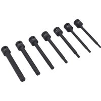 Laser 8580 Extra Long 1/2"D Impact Hex Bit Set 7pc