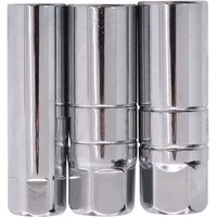 Blue Spot Tools Blue Spot 1582 3-Piece 3/8" Drive Thin Wall Spark Plug Sockets 14 - 18mm