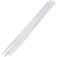 Machine Mart 100 Pack White Cable Tie Set 150mm