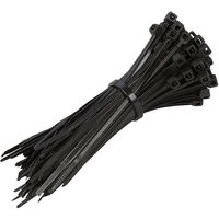 Machine Mart 100 Pack Black Cable Tie Set 150mm