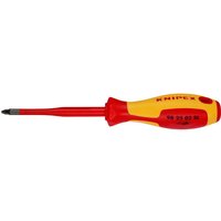 Knipex 98 25 02 SL VDE Insulated Pozidriv® Screwdriver PZ2 x 100mm - Slim