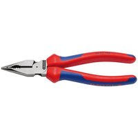 Knipex 08 22 185 SB 185mm Needle-Nose Multi Grip Combination Pliers atramentized