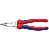 Knipex 08 25 185 SB 185mm Needle-Nose Multi Grip Combination Pliers Chrome Plated