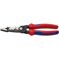 Knipex 13 72 200 ME Wire Stripper metric version with multi-component grips black atramentized 200mm